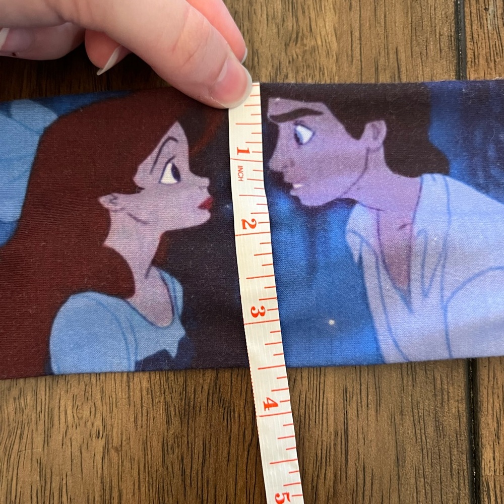 Disney the little mermaid Ariel and Prince Eric fabric headband - Picture 7 of 8